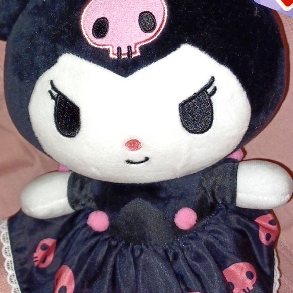 Kuromi, Hand Crafted Bow and Barrettes - Picture 4 of 11